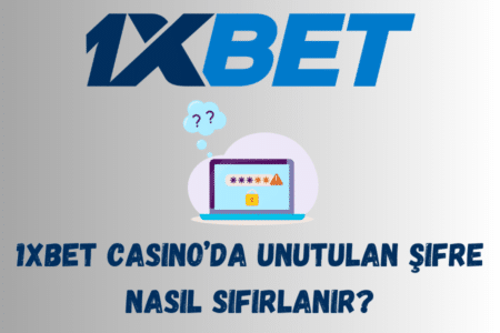 1xBet Casino’da Unutulan Şifre Nasıl Sıfırlanır?